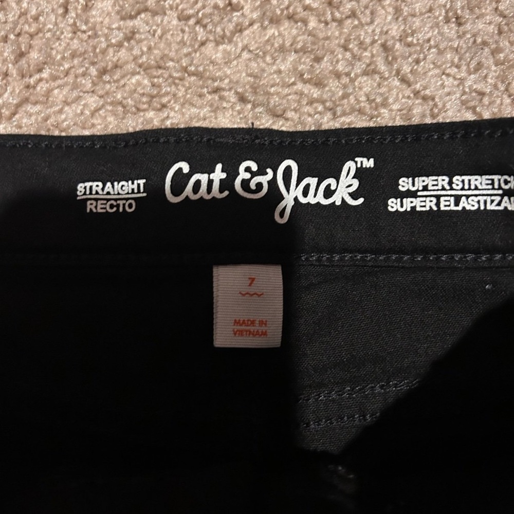3 Pairs of Big Girl’s Cat&Jack Jeans (Size 7-8 Years ) - Picture 5 of 7